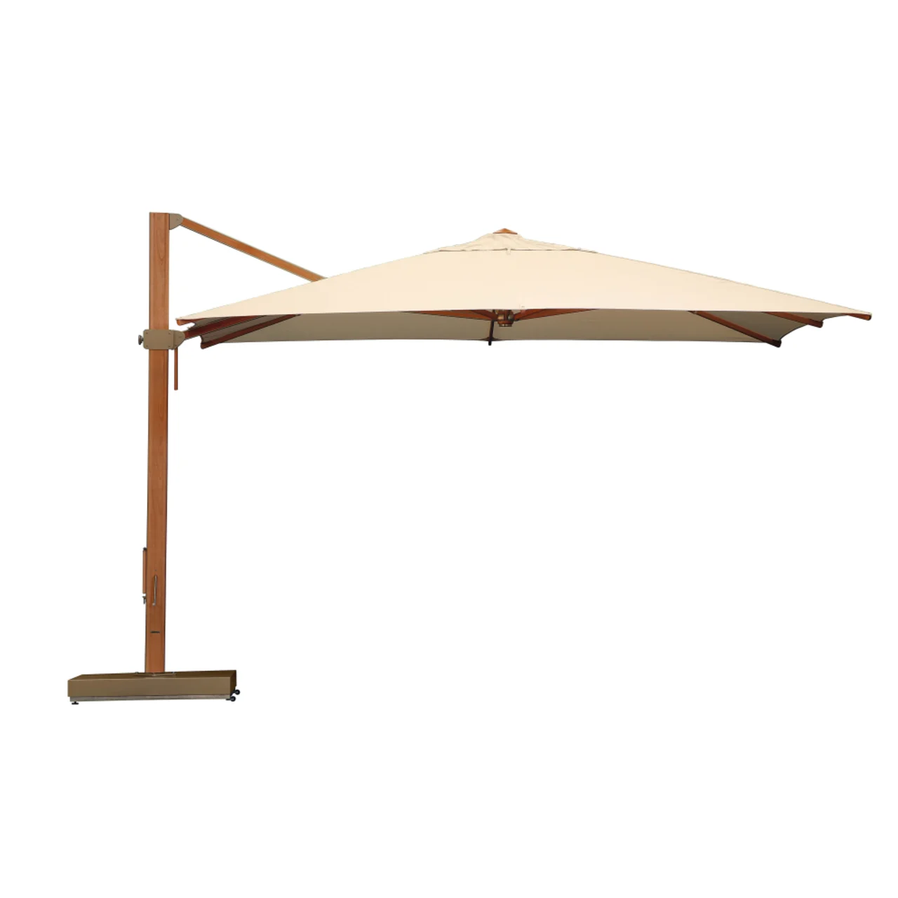 Barlow Tyrie Napoli 13' Square Cantilever Umbrella | CurranOUTDOOR